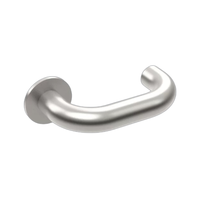 P-RTD Lever on Round Rose - 22mm on 4mm Rose - SSS.